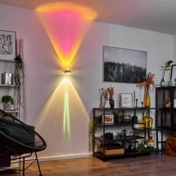 hofstein Applique murale Sapri Argenté, 1 lumière