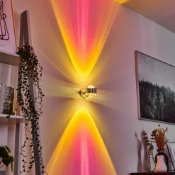 hofstein Applique murale Sapri Argenté, 1 lumière