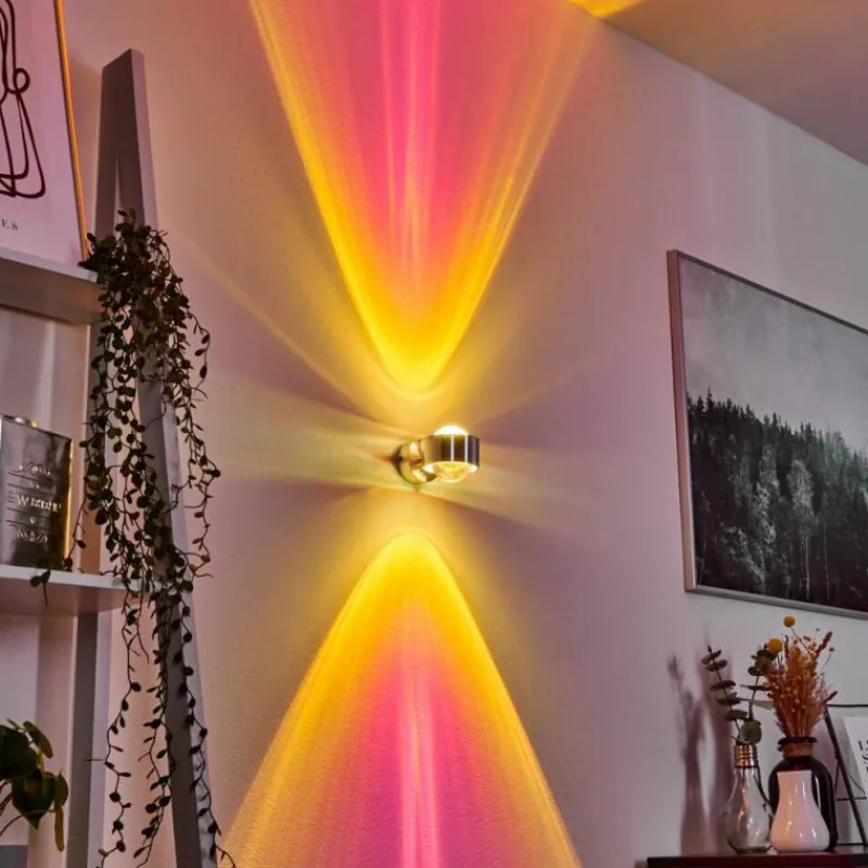 hofstein Applique murale Sapri Argenté, 1 lumière