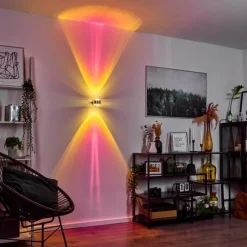 hofstein Applique murale Sapri Argenté, 1 lumière