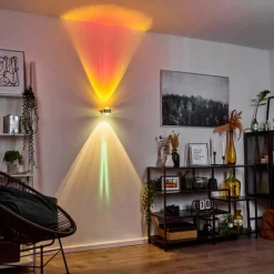 hofstein Applique murale Sapri Argenté, 1 lumière