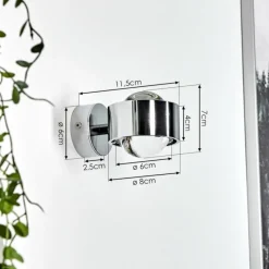 hofstein Applique murale Sapri Chrome, 1 lumière