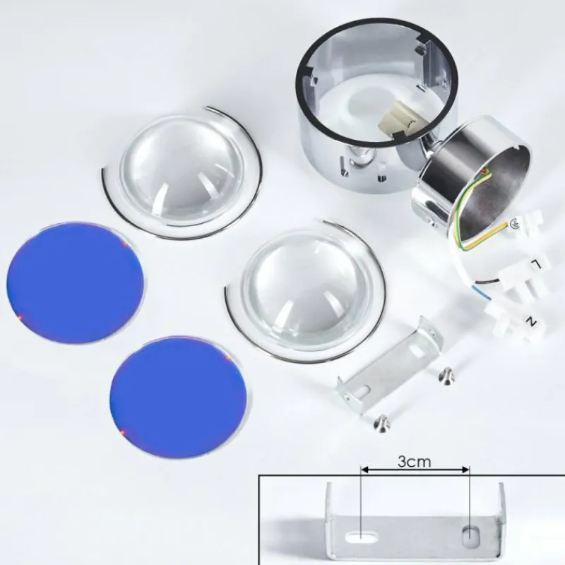 hofstein Applique murale Sapri Chrome, 1 lumière