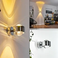 hofstein Applique murale Sapri Chrome, 1 lumière