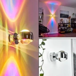 hofstein Applique murale Sapri Chrome, 1 lumière