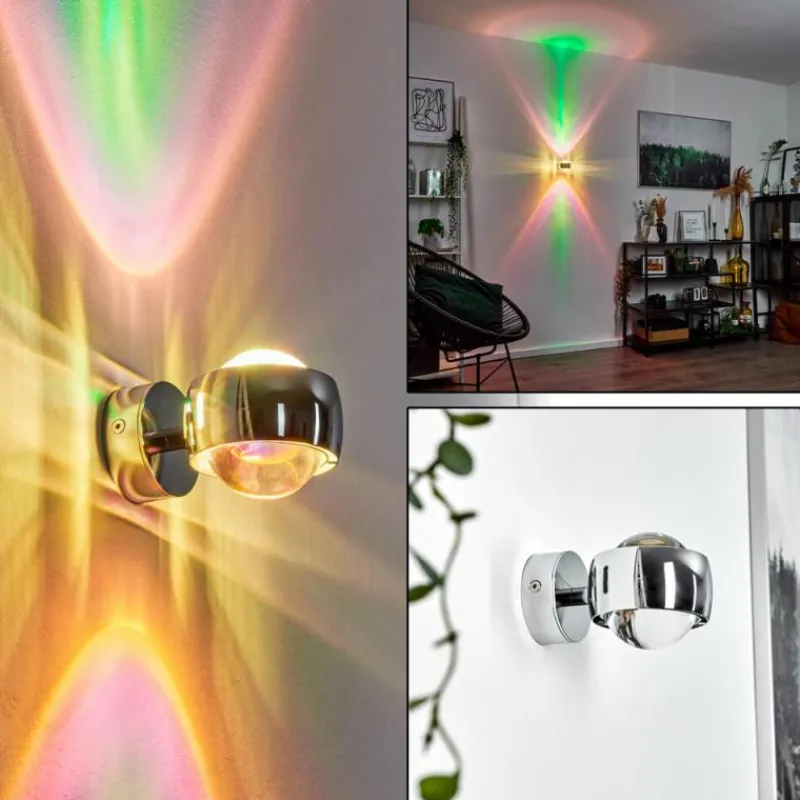 hofstein Applique murale Sapri Chrome, 1 lumière