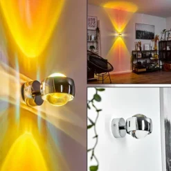 hofstein Applique murale Sapri Chrome, 1 lumière