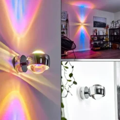 hofstein Applique murale Sapri Chrome, 1 lumière