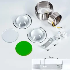 hofstein Applique murale Sapri Nickel mat, 1 lumière