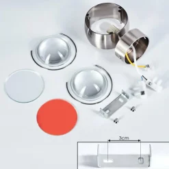 hofstein Applique murale Sapri Nickel mat, 1 lumière