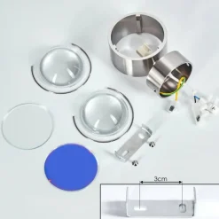 hofstein Applique murale Sapri Nickel mat, 1 lumière