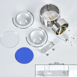 hofstein Applique murale Sapri Nickel mat, 1 lumière