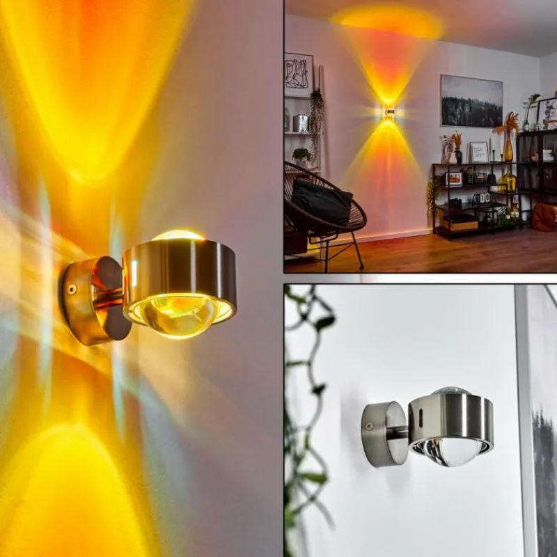 hofstein Applique murale Sapri Nickel mat, 1 lumière