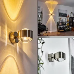 hofstein Applique murale Sapri Nickel mat, 1 lumière