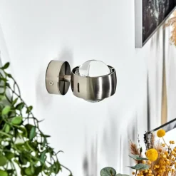 hofstein Applique murale Sapri Nickel mat, 1 lumière