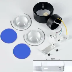 hofstein Applique murale Sapri Noir, 1 lumière