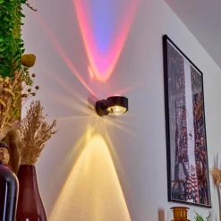 hofstein Applique murale Sapri Noir, 1 lumière