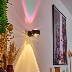 hofstein Applique murale Sapri Noir, 1 lumière