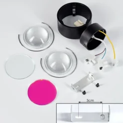 hofstein Applique murale Sapri Noir, 1 lumière