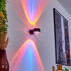 hofstein Applique murale Sapri Noir, 1 lumière