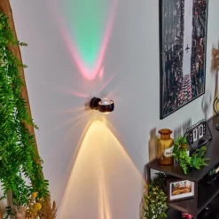 hofstein Applique murale Sapri Noir, 1 lumière