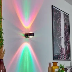 hofstein Applique murale Sapri Noir, 1 lumière