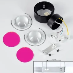 hofstein Applique murale Sapri Noir, 1 lumière