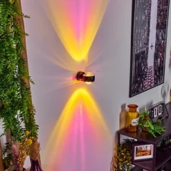 hofstein Applique murale Sapri Noir, 1 lumière