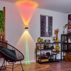 hofstein Applique murale Sapri Noir, 1 lumière