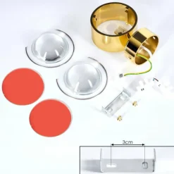 hofstein Applique murale Sapri Or, 1 lumière