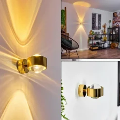 hofstein Applique murale Sapri Or, 1 lumière