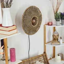 Luminaires Scandinaves-hofstein Applique murale Shelbourne Noir, 1 lumière