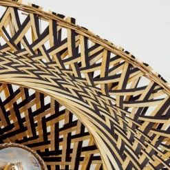 Luminaires Scandinaves-hofstein Applique murale Shelbourne Noir, 1 lumière