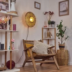 Luminaires Scandinaves-hofstein Applique murale Shelbourne Noir, 1 lumière