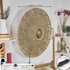 Luminaires Scandinaves-hofstein Applique murale Shelbourne Noir, 1 lumière