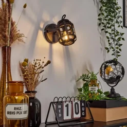 Luminaires Scandinaves-hofstein Applique murale Teheran Noir, 1 lumière