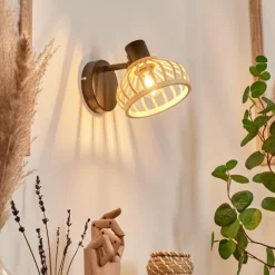 Luminaires Scandinaves-hofstein Applique murale Totui Noir, 1 lumière