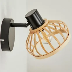 Luminaires Scandinaves-hofstein Applique murale Totui Noir, 1 lumière