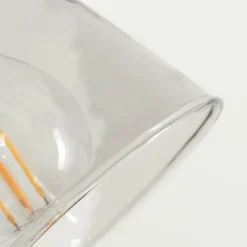 Suspension Verre Fumé-hofstein Applique murale Trajouca Noir, 1 lumière