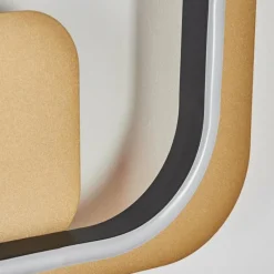 Lampes Dorées-hofstein Applique murale Valduge LED Or, Noir, 1 lumière