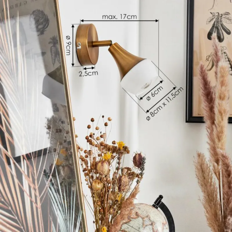 hofstein Applique murale Venizy Laiton, 1 lumière