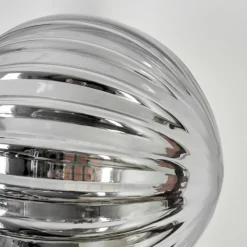 hofstein Applique murale - Verre 10, 12 cm Chehalis Fumé, 3 lumières