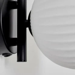 hofstein Applique murale - Verre 15 cm Chehalis Blanc, 1 lumière