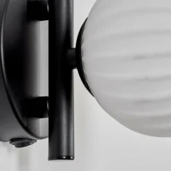 hofstein Applique murale - Verre 10 cm Chehalis Blanc, 1 lumière