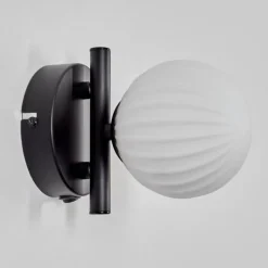 hofstein Applique murale - Verre 10 cm Chehalis Blanc, 1 lumière