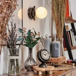 hofstein Applique murale - Verre 10 cm Chehalis Blanc, 1 lumière