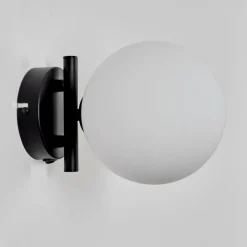 hofstein Applique murale - Verre 15 cm Chehalis Blanc, 1 lumière