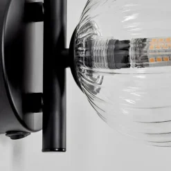 hofstein Applique murale - Verre 12 cm Chehalis Clair, 1 lumière