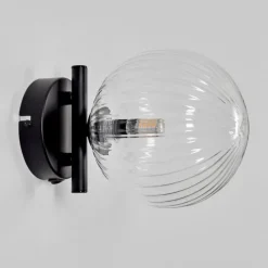 hofstein Applique murale - Verre 15 cm Chehalis Clair, 1 lumière