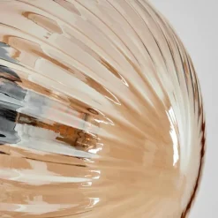 hofstein Applique murale - Verre 15 cm Chehalis Ambre, 1 lumière